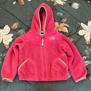 The North Face pink jacket size 3T